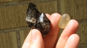 Mooralla dark quartz and jellybean quartz