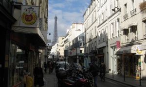 Paris Eiffel Tower streetview