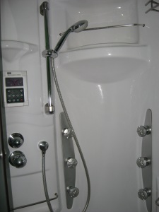 I had to ask the maid how to turn the water on! I dared not try to turn on the radio or the sauna light.