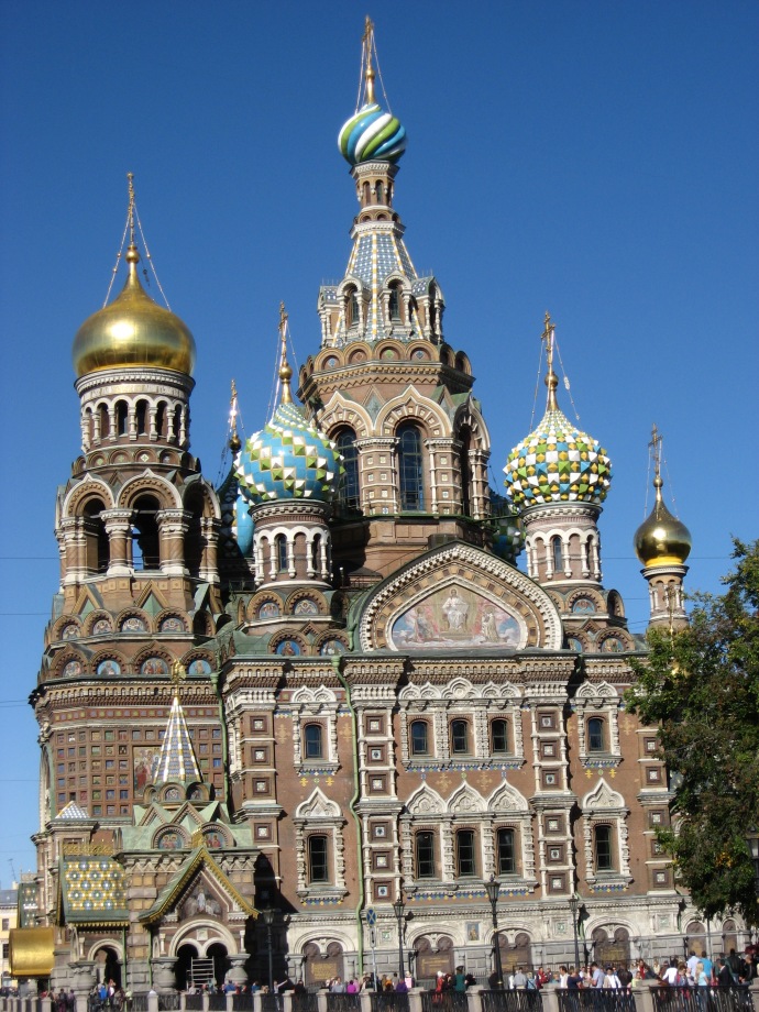 Candy Church - otherwise known as the Church of the Spilt Blood - built on the site of the assasination of Czar Alexander II