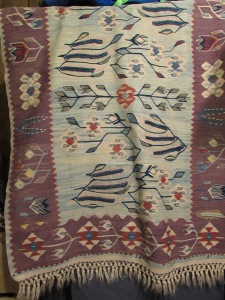 Kilim rug I bought near the Grand Bazaar