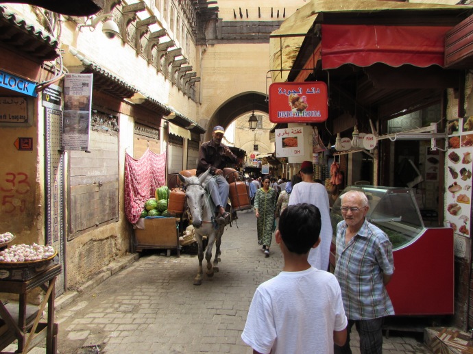 The medina (old city) with its souks (shops and markets)