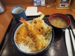 Shrimp and Veggie Tempura with miso soup